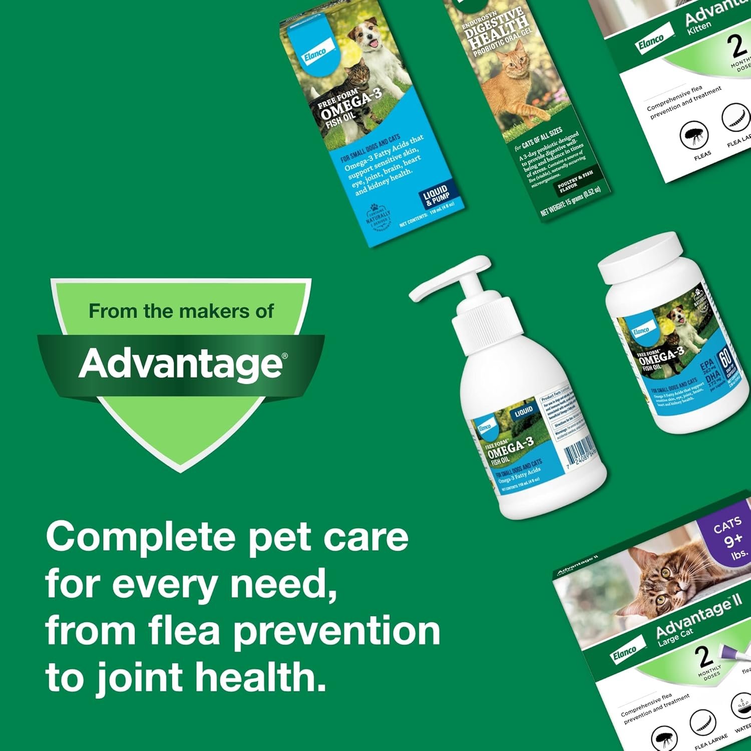 Advantage II Large Cat Vet-Recommended Flea Treatment & Prevention | Cats Over 9 lbs. | 4-Month Supply - Image 9
