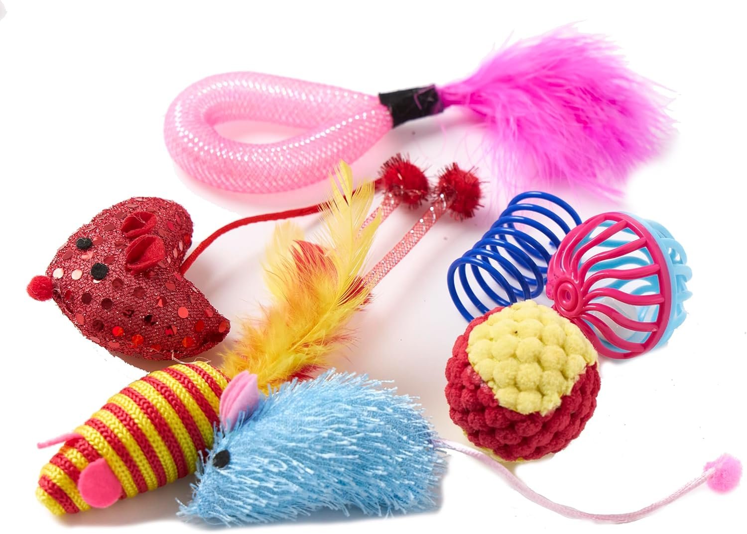 Fashion's Talk Cat Toys Variety Pack for Kitty 20 Pieces - Image 3