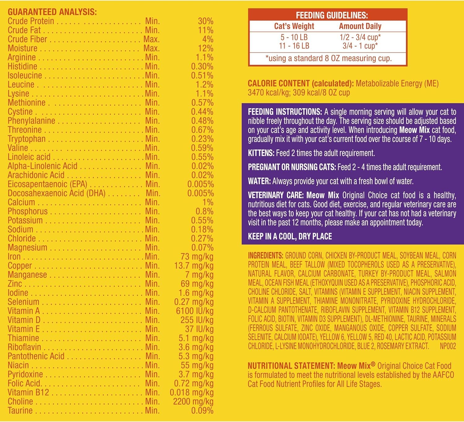 Meow Mix Original Choice Dry Cat Food, 6.3 Pound Bag - Image 9